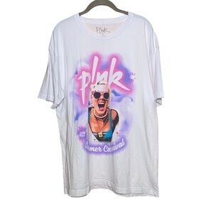 P!nk summer carnival 2023 double sided graphic t-shirt size XL